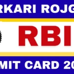 RBI Office Attendant Admit Card 2026