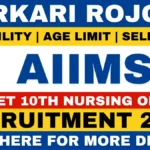 AIIMS Nursing Officer Recruitment 2026 - Sarkari Rojgar