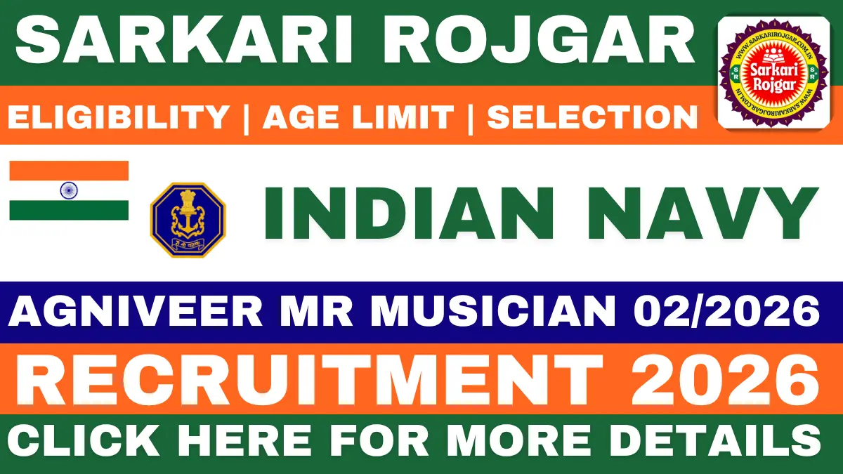 Indian Navy Agniveer MR Musician Recruitment 2026