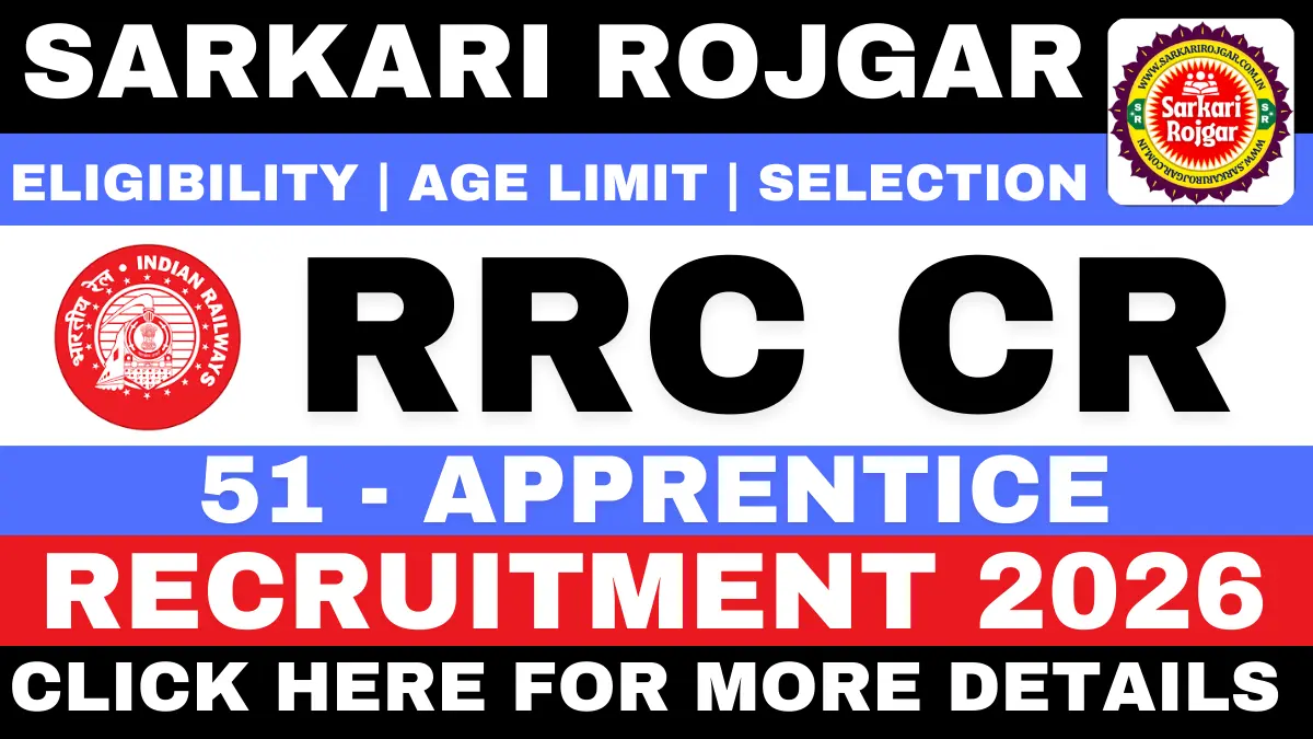 RRC CR Apprentice Recruitment 2026