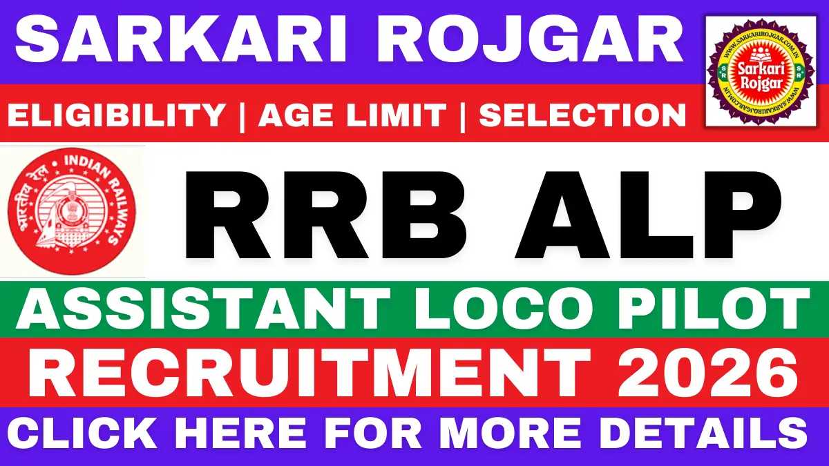 RRB ALP Recruitment 2026