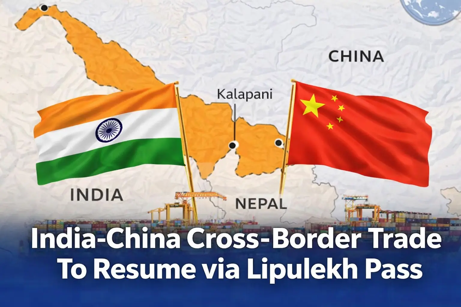 India-China Cross-Border Trade to Resume via Lipulekh Pass