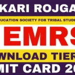 EMRS Tier 2 Admit Card 2026