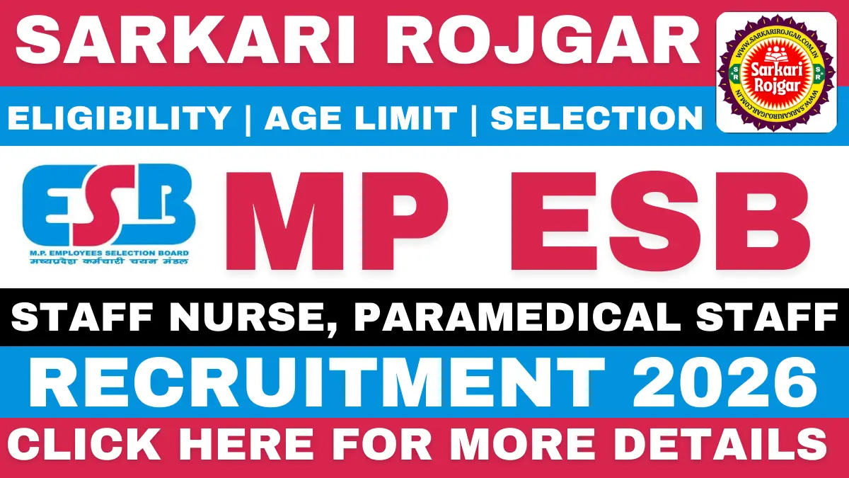 MPESB Group 5 Recruitment 2026