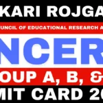 NCERT Admit Card 2026