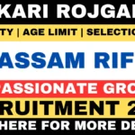 Assam Rifles Recruitment 2026