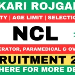 NCL Recruitment 2026