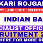 Indian Bank SO Recruitment 2026