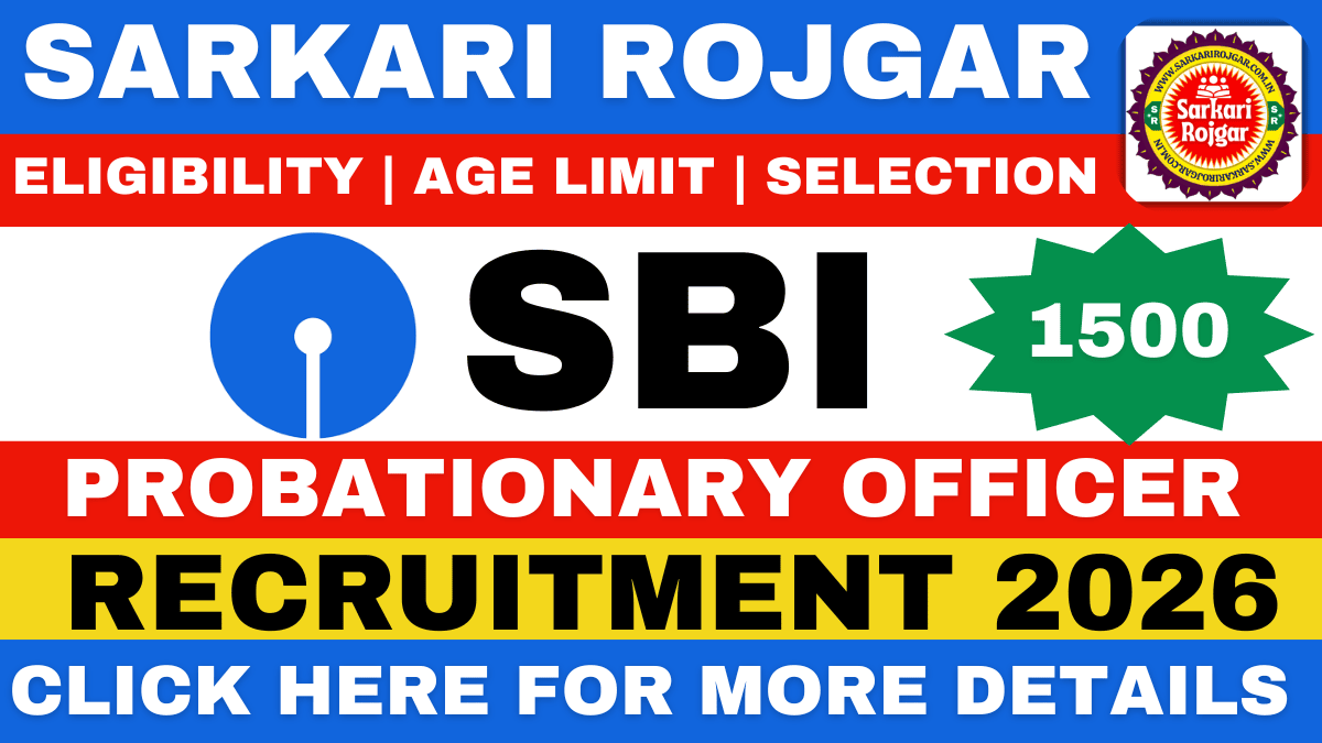 SBI PO Recruitment 2026