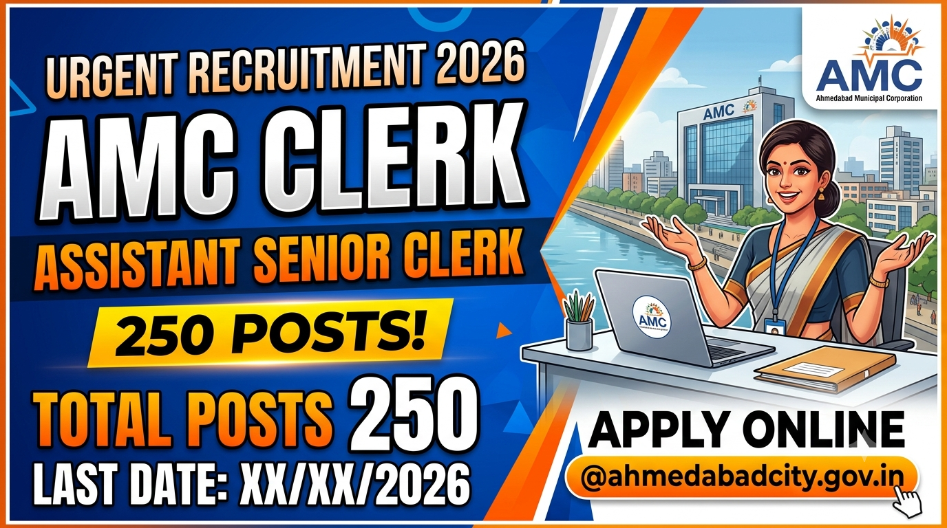AMC Assistant Senior Clerk Recruitment 2026