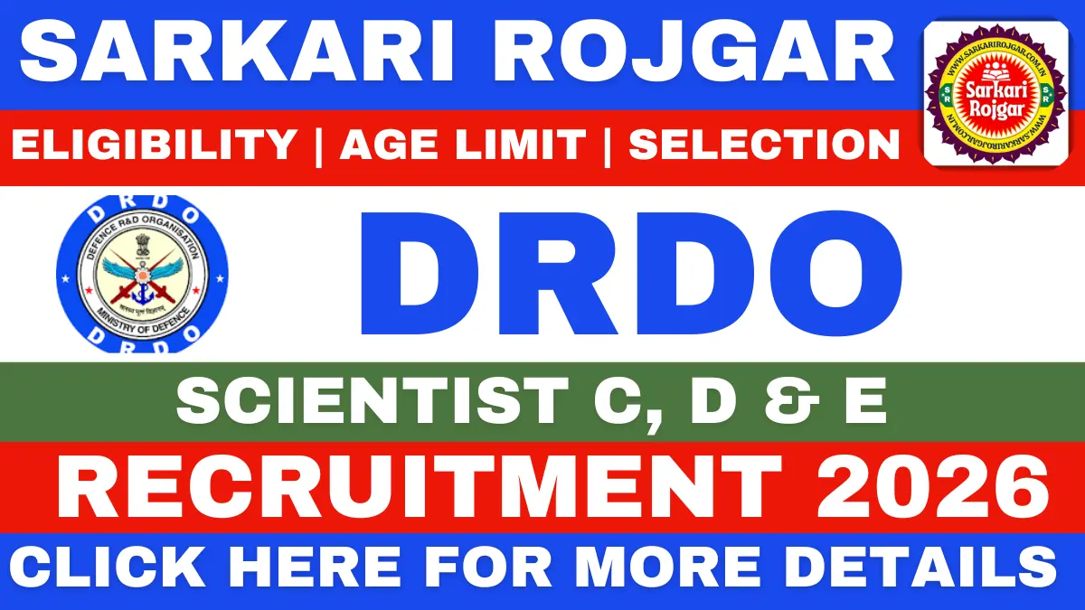 DRDO Recruitment 2026