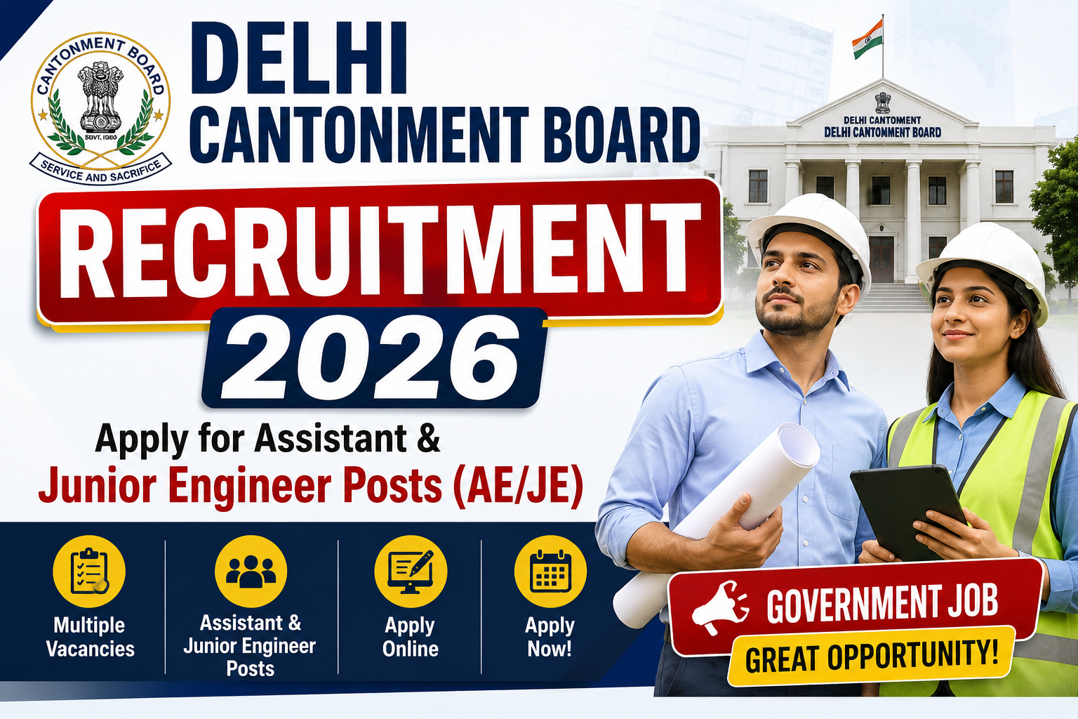 Delhi Cantonment Board Recruitment 2026