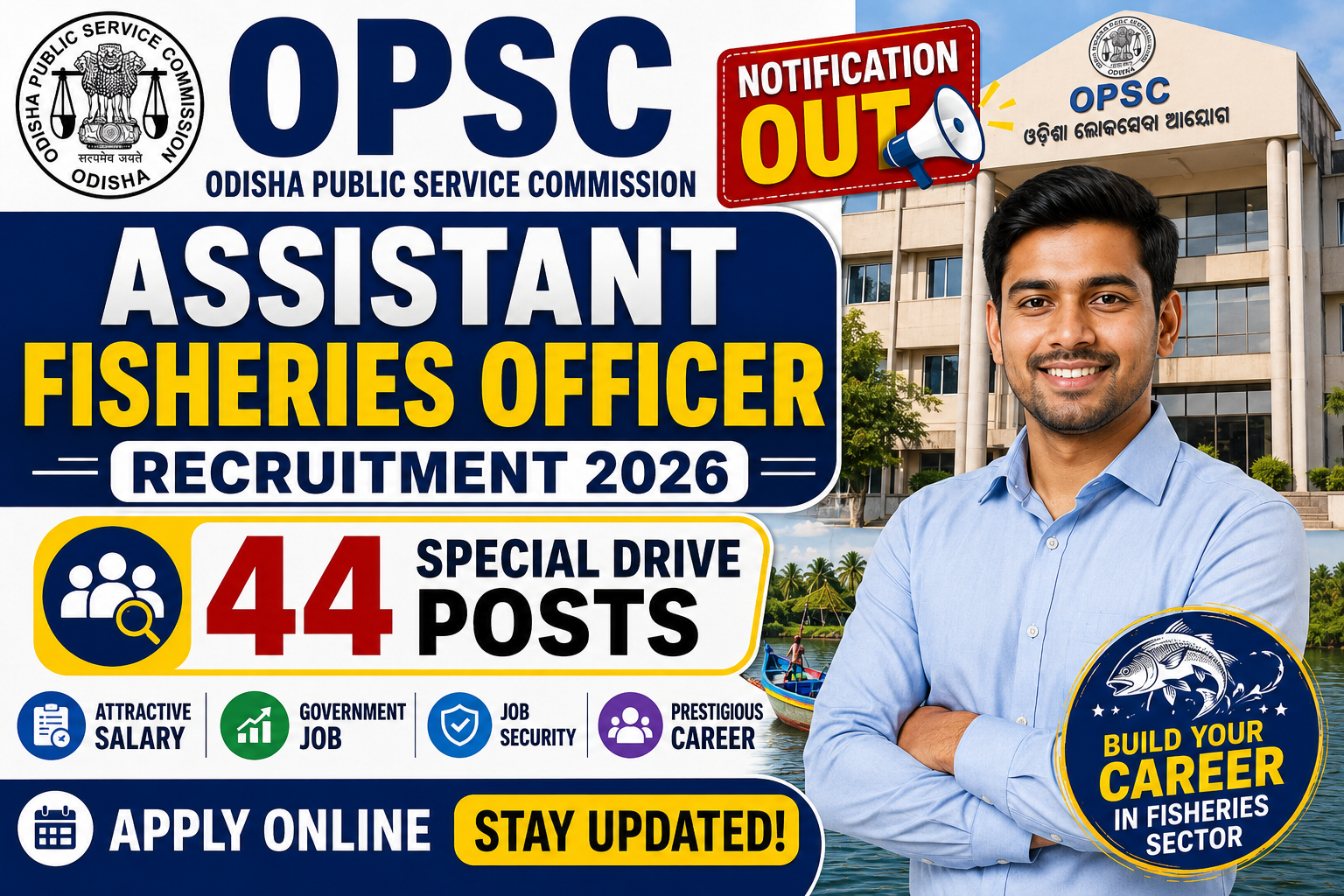 OPSC Assistant Fisheries Officer Recruitment 2026